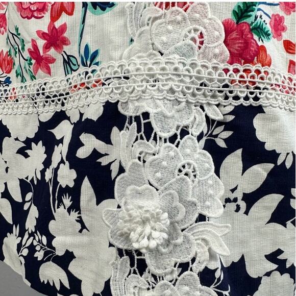 Eliza J Floral Embroidered A Line sleeveless Dress - Picture 6 of 10